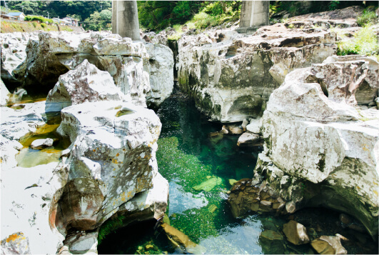 スマホ用滝の拝（和歌山県指定の天然記念物）の画像